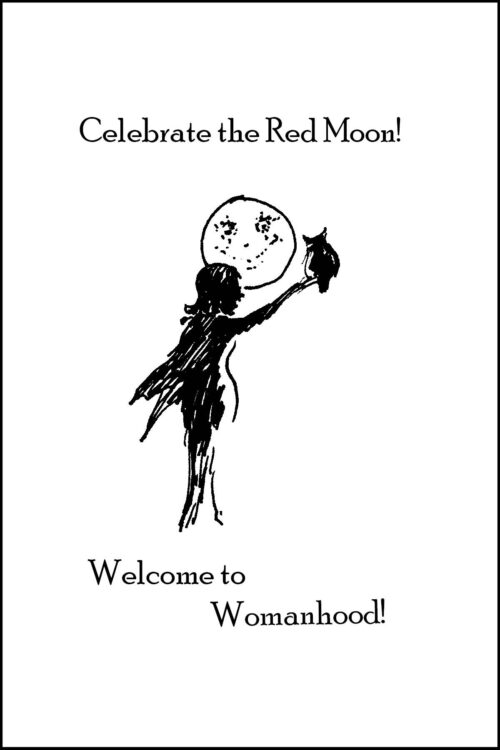 Red Moon celebration of first menses
